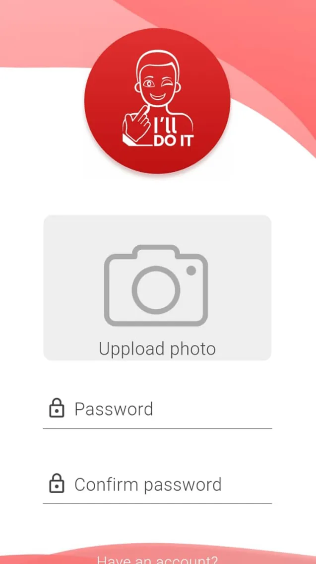 Pantalla de la app: sube tu foto